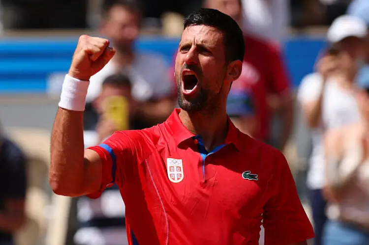 Novak Djokovic lors de ces JO 2024 - Photo by Icon Sport