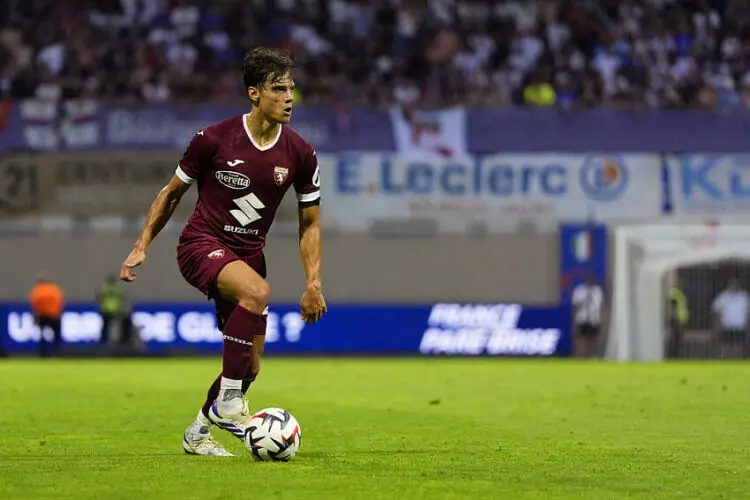 Samuele Ricci avec le maillot de Torino (Photo by Fabio Ferrari/LaPresse)   - Photo by Icon Sport