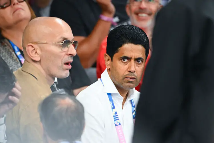 Nasser Al-Khelaïfi est au Jeux ! (Photo by Anthony Dibon/Icon Sport)