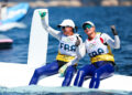 Charline Picon et Sarah Steyaert (Photo by Johnny Fidelin/Icon Sport)