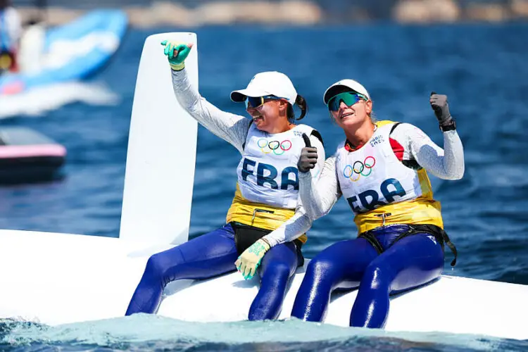 Charline Picon et Sarah Steyaert (Photo by Johnny Fidelin/Icon Sport)