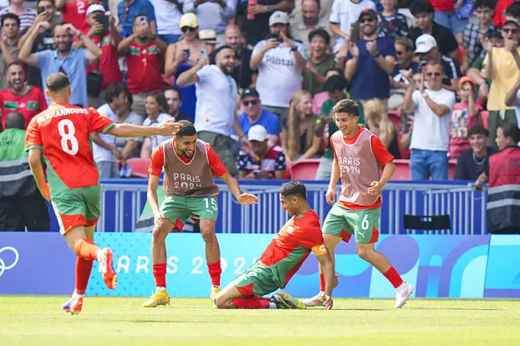 Achraf Hakimi avec le Maroc aux JO 2024  - Photo by Icon Sport