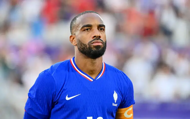 Alexandre Lacazette avec les Bleus aux JO 2024 - Photo by Icon Sport