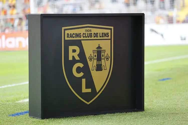 Le logo du RC Lens  (Photo by Loic Baratoux /Icon Sport)