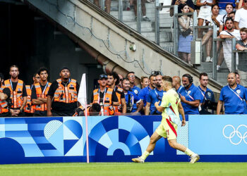 Fermin Lopez aux JO 2024 avec l'Espagne - Photo by Icon Sport