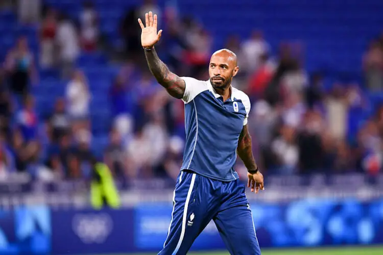 Thierry Henry avec les Bleus - Photo by Icon Sport