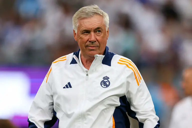 Carlo Ancelotti avec le Real Madrid.