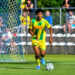 Nathan Zézé ace le maillot du FC Nantes (Photo by Philippe Le Brech/Icon Sport)