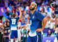 Earvin NGAPETH of France during the Olympic Games Paris 2024 final match between France and Poland on August 10, 2024 in Paris, France. (Photo by Pierre Costabadie/Icon Sport)   - Photo by Icon Sport