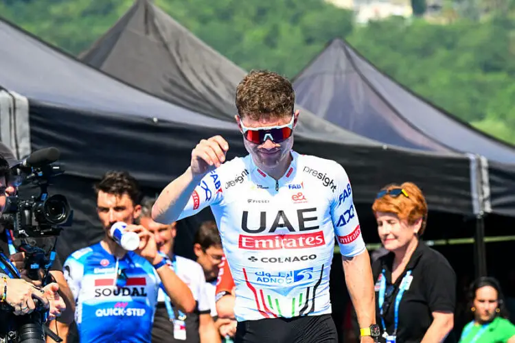 10-08-2024 Clasica San Sebastian; 2024, Uae Team Emirates; Hirschi, Marc; San Sebastian;    Photo by Icon Sport   - Photo by Icon Sport