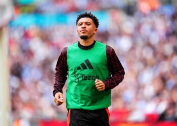 Jadon Sancho avec le maillot de Manchester United  - Photo by Icon Sport