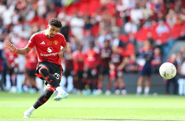 Jadon Sancho avec le maillot de Manchester United  /Paul Terry / Sportimage   - Photo by Icon Sport