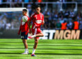 Achraf Dari avec le Stade Brestois - Photo by Icon Sport