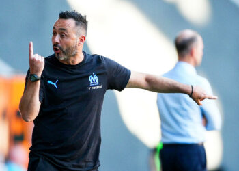 Roberto De Zerbi avec l'OM - Photo by Icon Sport