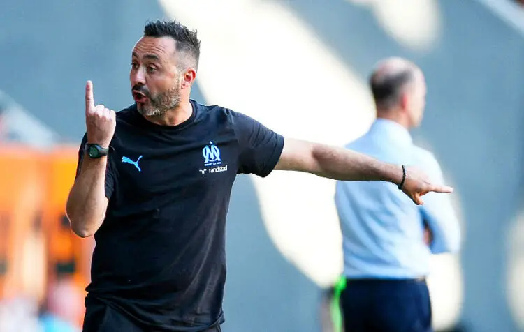 Roberto De Zerbi avec l'OM - Photo by Icon Sport