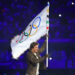 Tom Cruise lors de la cérémonie de clôture des JO de Paris 2024 (Xinhua/Cao Can/Icon Sport)