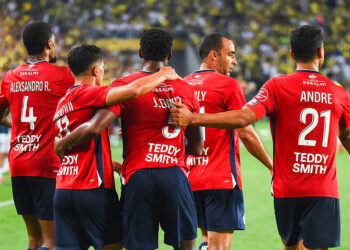 Jonathan David avec le LOSC  - Photo by Icon Sport