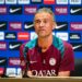 Luis Enrique lors de sa première conférence de presse de la saison   (Photo by Baptiste Fernandez/Icon Sport)