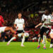 Manchester United's Joshua Zirkzee scores their side's first goal of the game during the Premier League match at Old Trafford, Manchester. Picture date: Friday August 16, 2024.   - Photo by Icon Sport