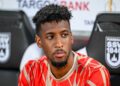 Kingsley Coman (FC Bayern Muenchen) Schaut waehrend des  DFB-Pokal - erstrunden Spiels zwischen dem SSV Ulm 1846 Fussball und FC Bayern München im Donaustadion am 16. August 2024 in Ulm, Deutschland. (Foto von Harry Langer/DeFodi Images) +++   Kingsley Coman (FC Bayern Muenchen) Looks on during the DFB-Pokal - First Round match between SSV Ulm 1846 Fussball and FC Bayern Muenchen at Donaustadion on August 16, 2024 in Ulm, Germany. (Photo by Harry Langer/DeFodi Images) DFB / DFL REGULATIONS PROHIBIT ANY USE OF PHOTOGRAPHS AS IMAGE SEQUENCES AND/OR QUASI-VIDEO. (Photo by Harry Langer/DeFodi Images) DFB / DFL REGULATIONS PROHIBIT ANY USE OF PHOTOGRAPHS AS IMAGE SEQUENCES AND/OR QUASI-VIDEO.   - Photo by Icon Sport