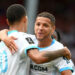 Amine Harit avec le maillot de l'OM (Photo by Philippe Lecoeur/FEP/Icon Sport)