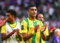 Mostafa Mohamed avec le maillot de Nantes (Photo by Anthony Dibon/Icon Sport)