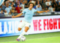 Matteo Guendouzi avec le maillot de la Lazio de Rome  - Photo by Icon Sport