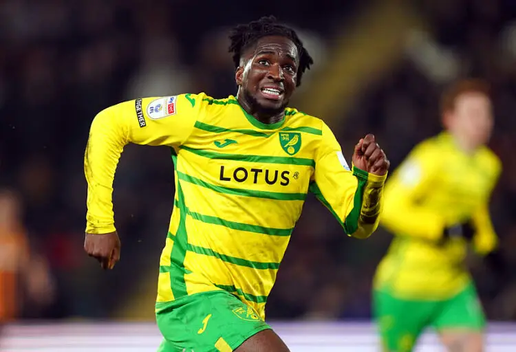 Norwich City's Jonathan Rowe during the Sky Bet Championship match at the MKM Stadium, Hull. Picture date: Friday January 12, 2024.   - Photo by Icon Sport