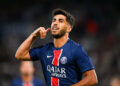 Marco Asensio avec le maillot du PSG (Photo by Philippe Lecoeur/FEP/Icon Sport)