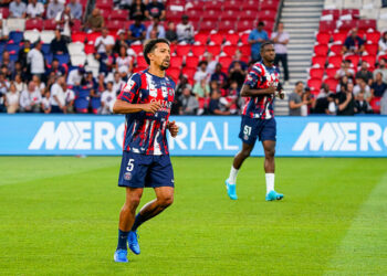 MARQUINHOS of Paris Saint Germain during the Ligue 1 MCDonald's match between Paris and Montpellier at Parc des Princes on August 23, 2024 in Paris, France. (Photo by Daniel Derajinski/Icon Sport)   - Photo by Icon Sport