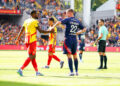 Jérémy Le Douaron avec Brest contre Lens - Photo by Icon Sport