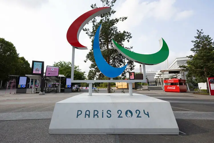 The Paralympic logo Paris 2024