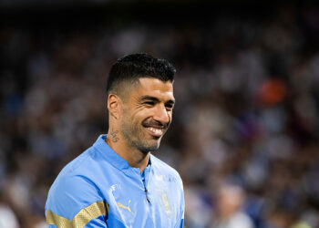 Luis Suarez avec l'Uruguay - Photo by Icon Sport