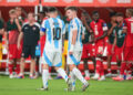 Lionel Messi et Julian Alvarez avec l'Argentine - Photo by Icon Sport