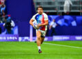 Antoine DUPONT of France in the sevens rugby during Paris 2024 Olympic Games at Stade de France on July 27, 2024 in Paris, France. (Photo by Sandra Ruhaut/Icon Sport)   - Photo by Icon Sport