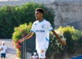 Azzedine Ounahi avec le maillot de l'OM (Photo by Kenny Sika/Icon Sport)