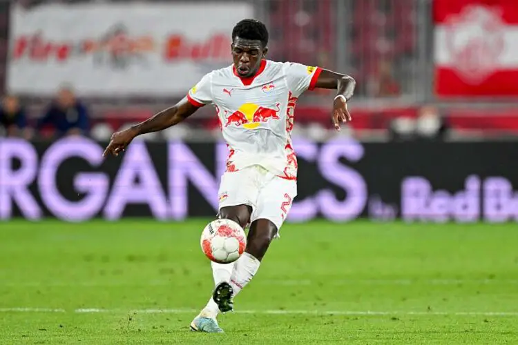 SALZBURG,AUSTRIA,06.AUG.24 - SOCCER - UEFA Champions League, qualification, Red Bull Salzburg vs FC Twente Enschede. Image shows Lucas Gourna Douath (RBS). Photo: GEPA pictures/ Daniel Schoenherr   - Photo by Icon Sport