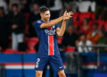 Achraf Hakimi avec le maillot du PSG (Photo by Philippe Lecoeur/FEP/Icon Sport)