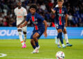 Ibrahim Mbaye avec le maillot du PSG (Photo by Daniel Derajinski/Icon Sport)