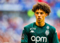 Maghnes AKLIOUCHE of Monaco during the Ligue 1 MCDonald's match between Lyon and Monaco at Groupama Stadium on August 24, 2024 in Lyon, France. (Photo by Loic Baratoux/FEP/Icon Sport)   - Photo by Icon Sport