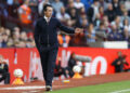 Aston Villa manager Unai Emery gestures on the touchline during the Premier League match at Villa Park, Birmingham. Picture date: Saturday August 24, 2024.   - Photo by Icon Sport