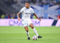 Mason Greenwood avec le maillot de l'OM (Photo by Philippe Lecoeur/FEP/Icon Sport)