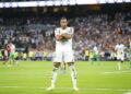 Kylian Mbappé avec le maillot du Real Madrid   - Photo by Icon Sport