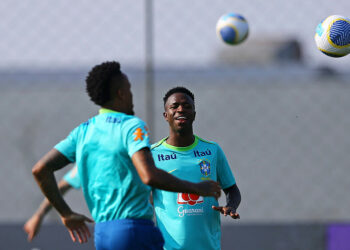 Vinicius Jr. avec le Brésil  - Photo by Icon Sport