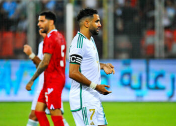 Riyad Mahrez avec le maillot de l'Algérie /©Atmane Lahouel/BackpagePix   Photo by Icon Sport