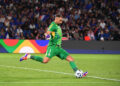 Gianluigi Donnarumma avec le maillot du PSG (Photo by Hugo Pfeiffer/Icon Sport)