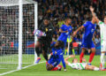 Mike Maignan avec les Bleus face à l'Italie - Photo by Icon Sport