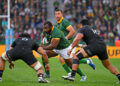 Ox Nche of South Africa is challenged by Wallace Sititi of New Zealand during the 2024 Rugby Championship match between South Africa and New Zealand at Cape Town Stadium, South Africa on 07 September 2024 @Ryan Wilkisky/BackpagePix   - Photo by Icon Sport