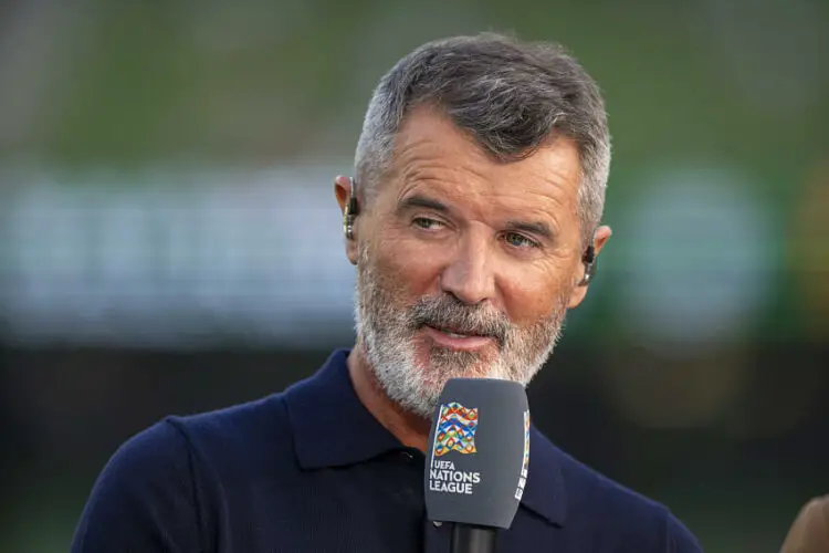 Roy Keane during the UEFA Nations League, League B, Group B2 match between Republic of Ireland and England at Aviva Stadium in Dublin, Republic of Ireland on September 7, 2024 (Photo by Andrew Surma/ SIPA USA).   - Photo by Icon Sport