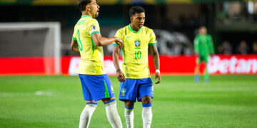 Le Brésil avec Paqueta et Rodrygo  - Photo by Icon Sport